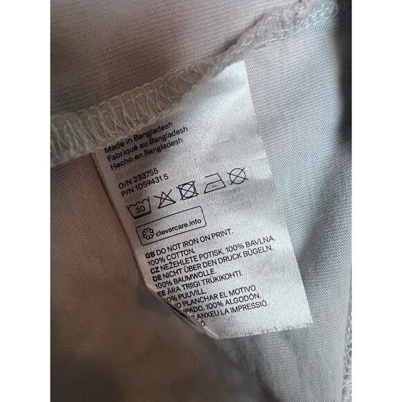 H&M SpongeBob T-Shirt Short Sleeve Relaxed Fit Size Medium Tie Dye - Picture 5 of 7